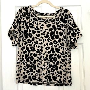 Bom Bom Leopard Print Top